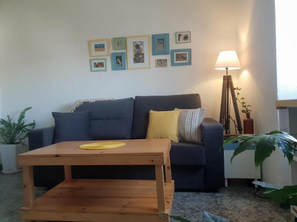 Posezení v ubytování Bonito y coqueto apartamento