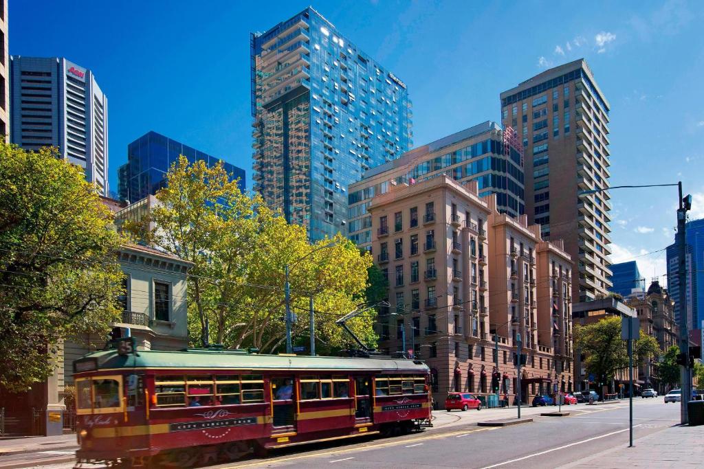 Nespecifikovaný výhled na destinaci Melbourne nebo výhled na město při pohledu z hotelu