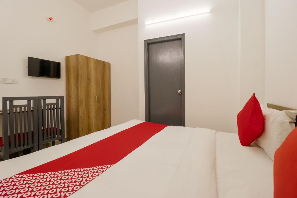 Postel nebo postele na pokoji v ubytování Super Hotel O Perky Stay