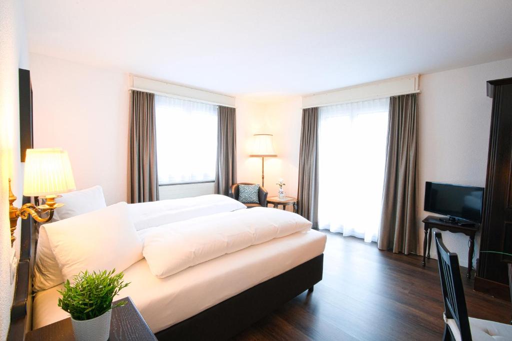 TV a/nebo společenská místnost v ubytování Hotel Alpenhof