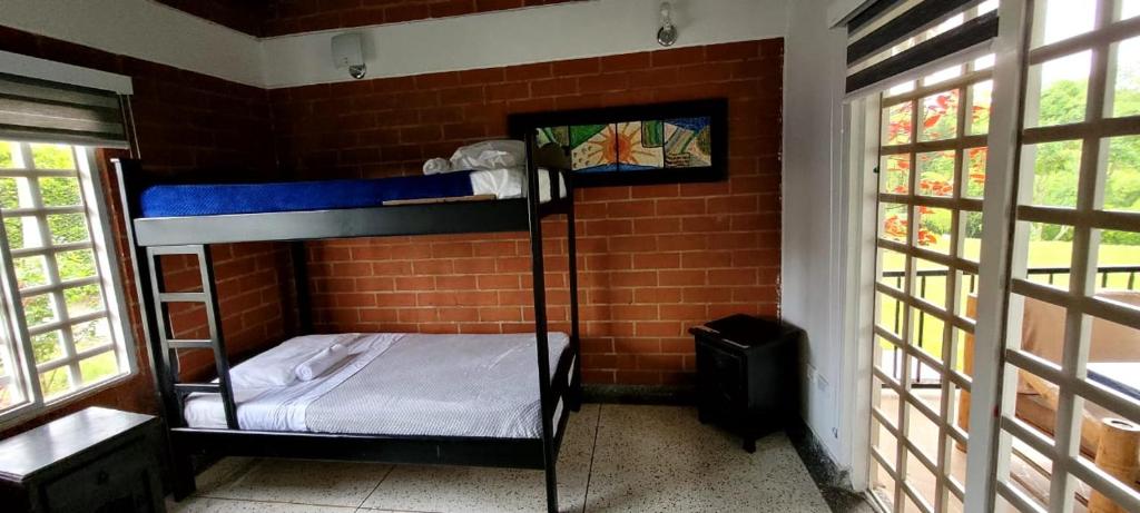 Postel nebo postele na pokoji v ubytování CHALET LA PROMESA