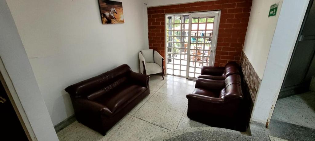 Posezení v ubytování CHALET LA PROMESA