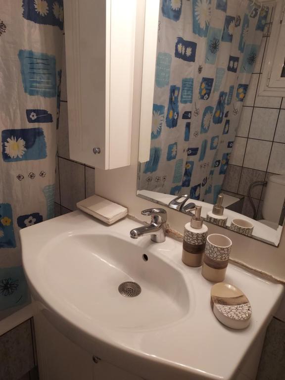 Koupelna v ubytování Pasalimani Long Beach