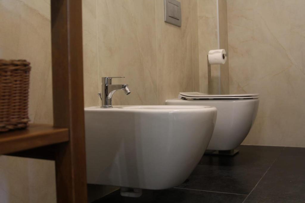 Koupelna v ubytování B&B Gasper