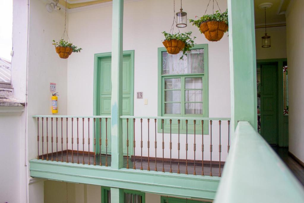 Balkón nebo terasa v ubytování Hotel Casa de la Vega