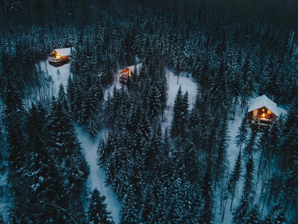 Momentôm Refuges Nature v zimě