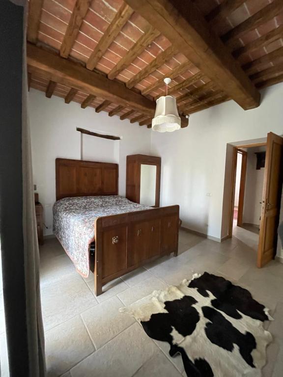 Postel nebo postele na pokoji v ubytování Villa with pool Trasimeno
