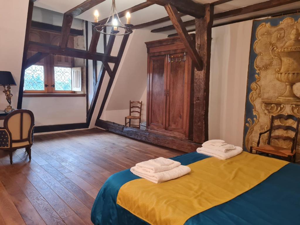 Zdjęcie z galerii obiektu Manoir de la Beuneche - location de chambres w mieście Guécélard