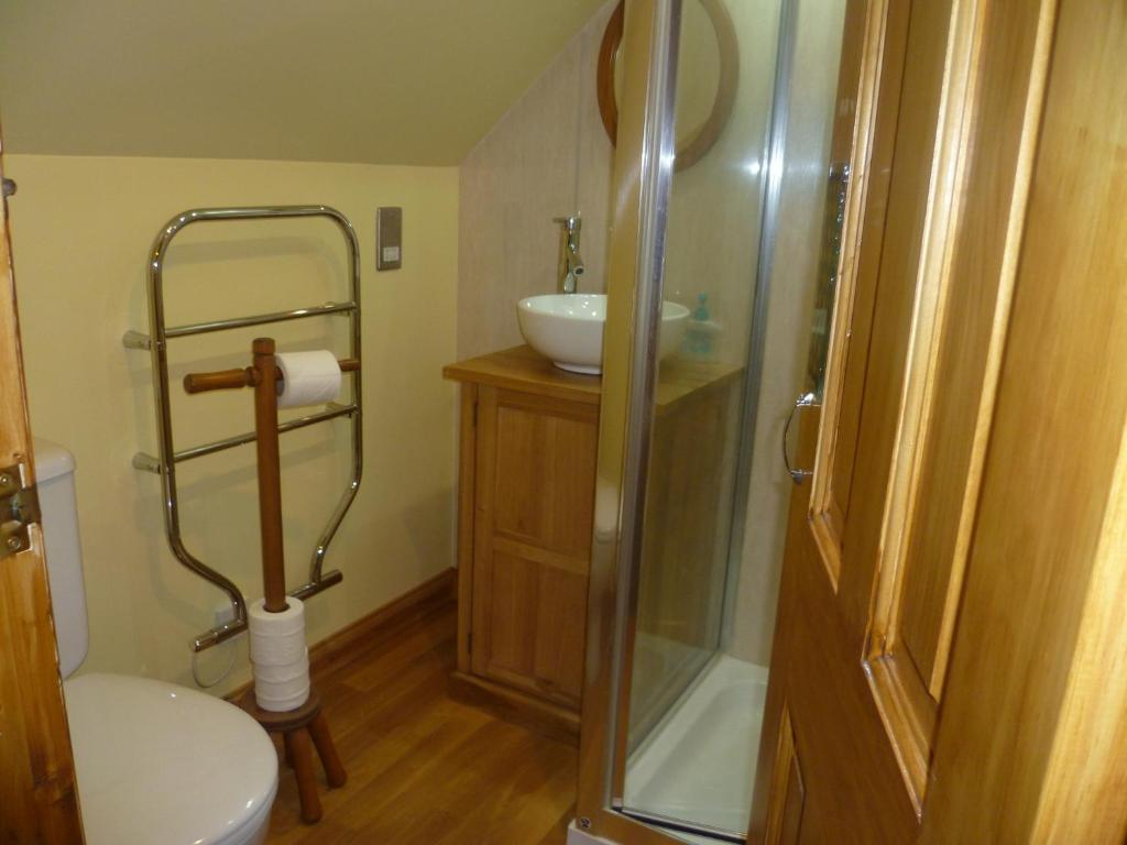 Koupelna v ubytování Fraoch Lodge