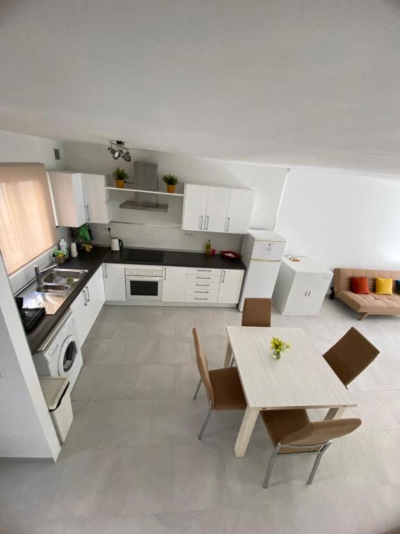 Kuchyňa alebo kuchynka v ubytovaní Casa de Las Palmeras