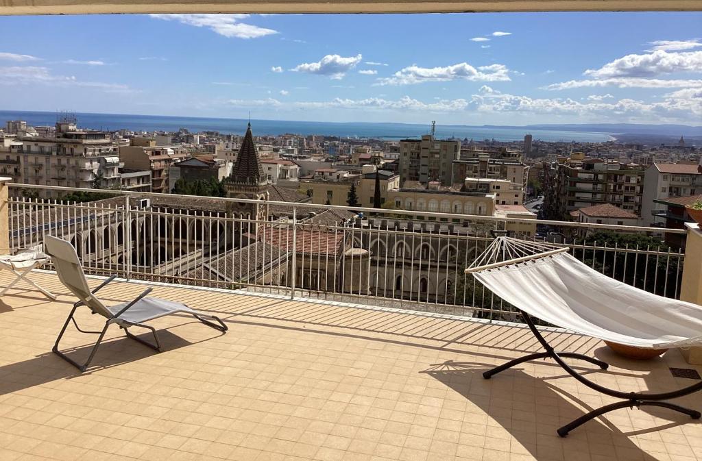 A balcony or terrace at Top Floor Aparthotel Bentivoglio