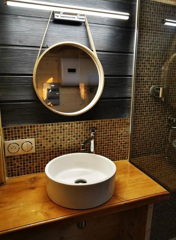 Kylpyhuone majoituspaikassa Chez Mado