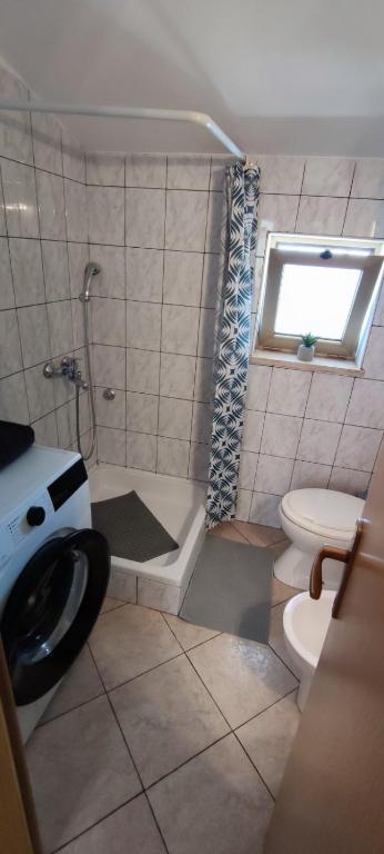 Koupelna v ubytování Apartment Lorena