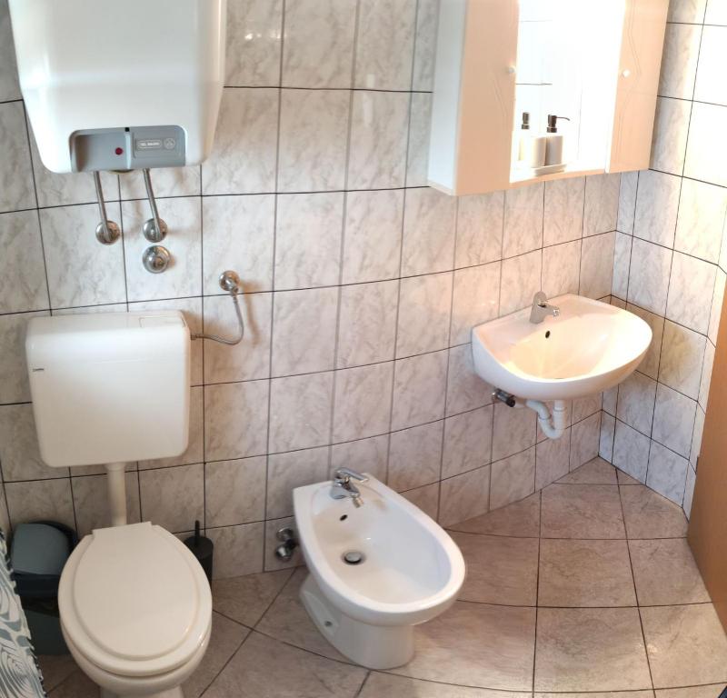 Koupelna v ubytování Apartment Lorena
