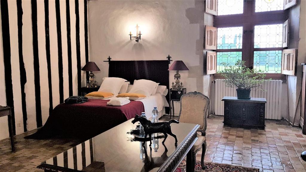 Zdjęcie z galerii obiektu Manoir de la Beuneche - location de chambres w mieście Guécélard