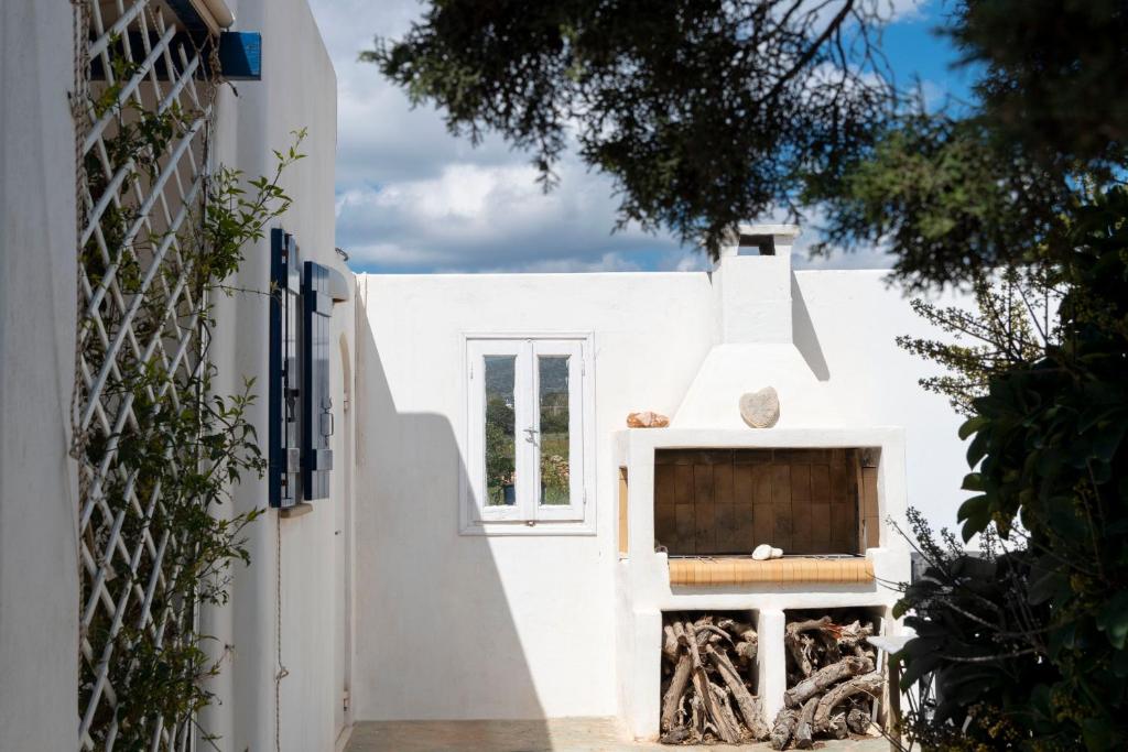 Balkón nebo terasa v ubytování Cycladic home in Paros