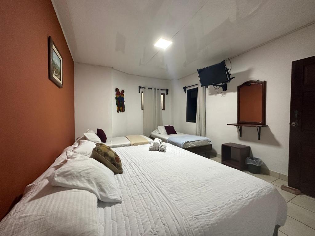 Hotel Pacande B&Bにあるベッド
