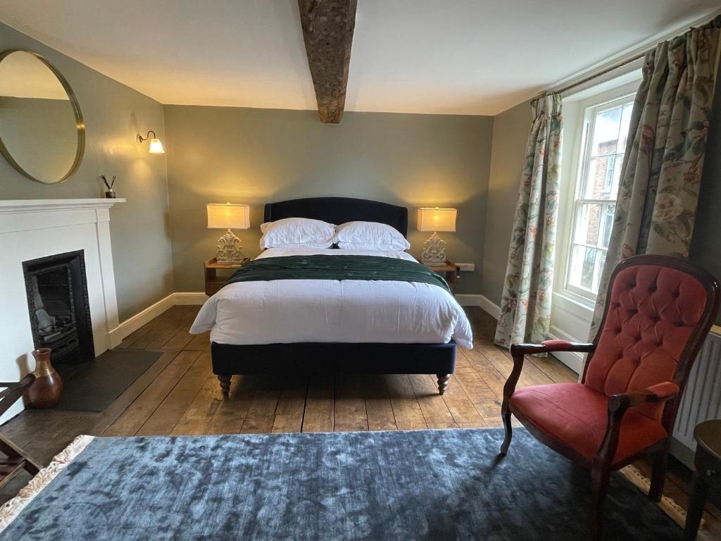 Säng eller sängar i ett rum på Hurdley House-Georgian Town House