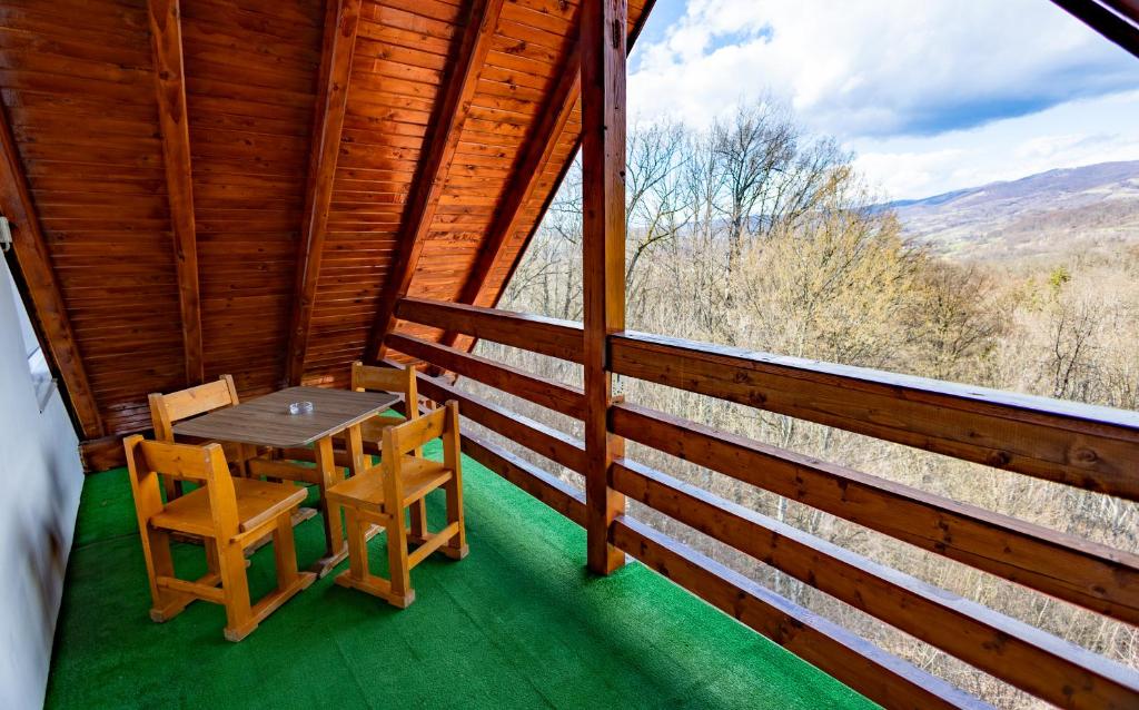 Nespecifikovaný výhled na hory nebo výhled na hory při pohledu z bed and breakfast