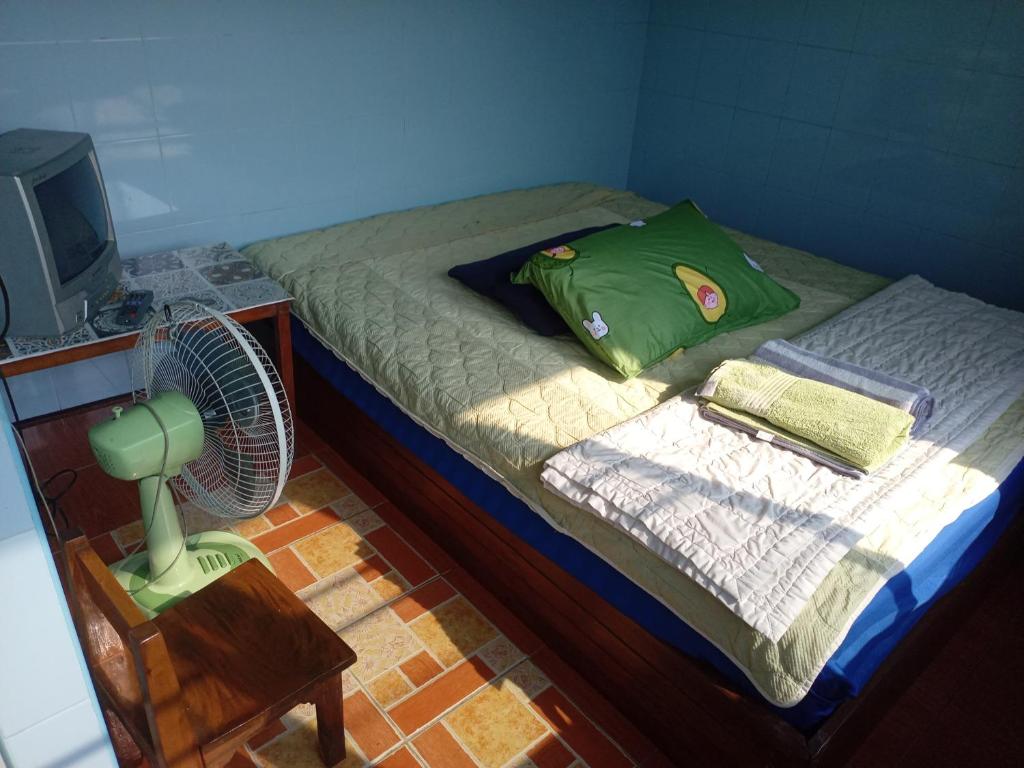 Postel nebo postele na pokoji v ubytování NP guesthouse