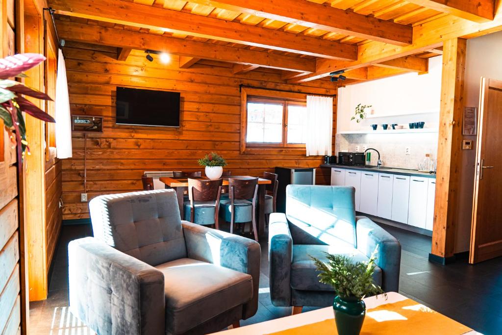Posezení v ubytování Resort Drevenice Terchova