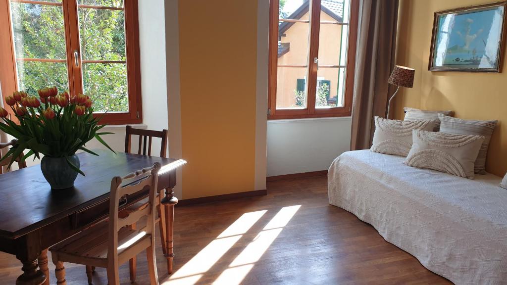 Postel nebo postele na pokoji v ubytování Casa Gialla B&B