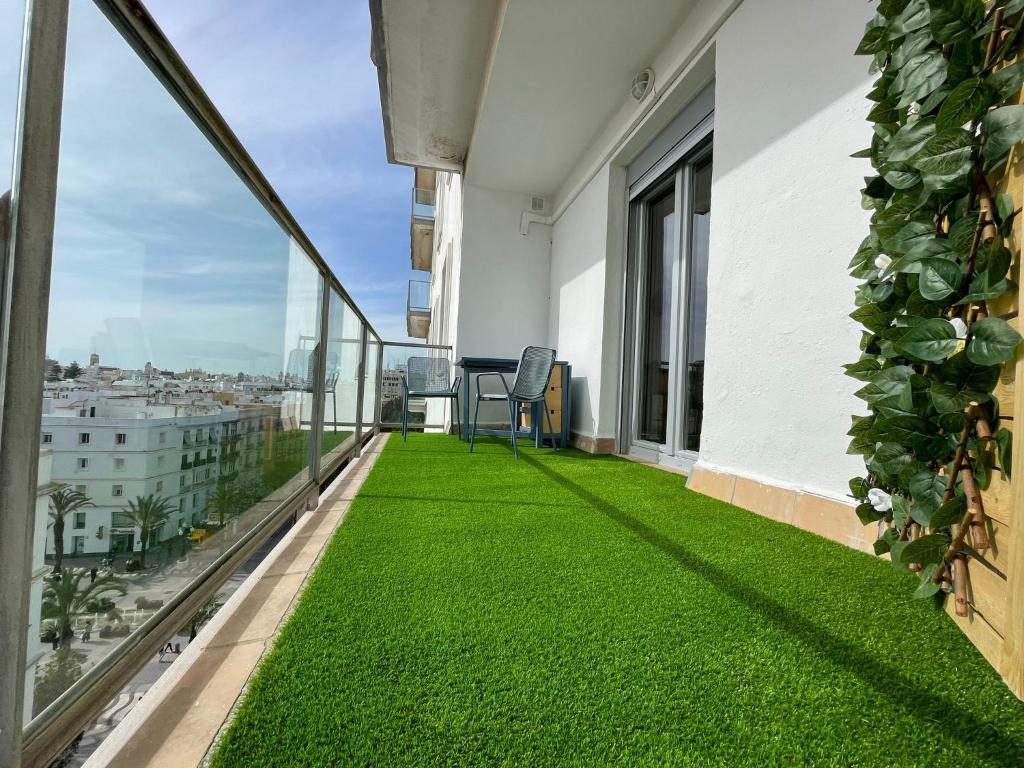 Zahrada ubytování Skyline - Loft with private terrace and breathtaking views!