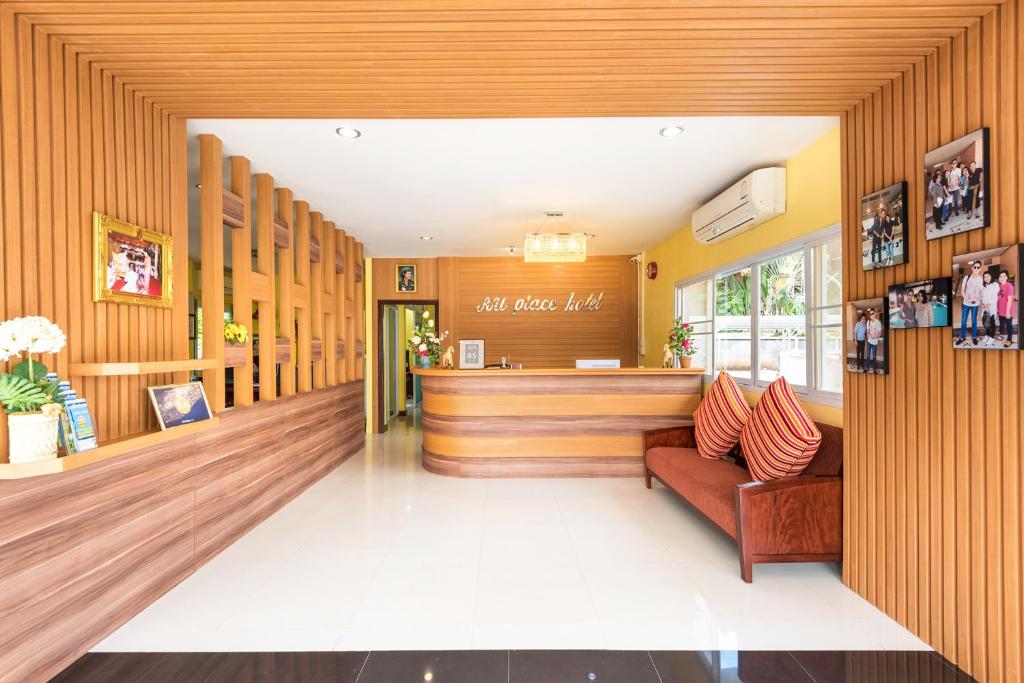 Posezení v ubytování AU Place Hotel