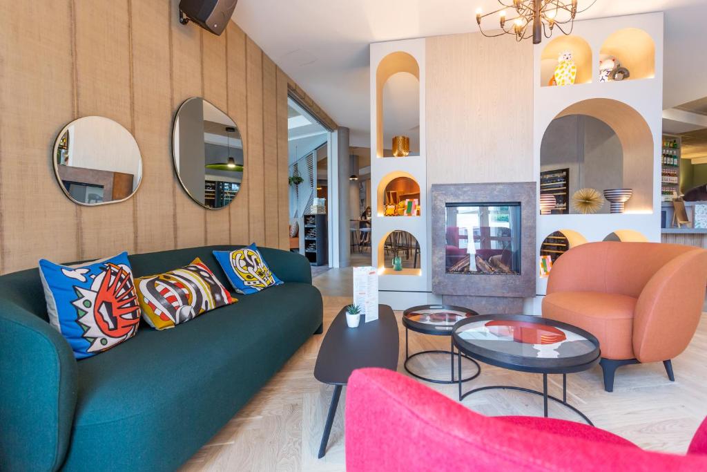 Posezení v ubytování Novotel Bourges