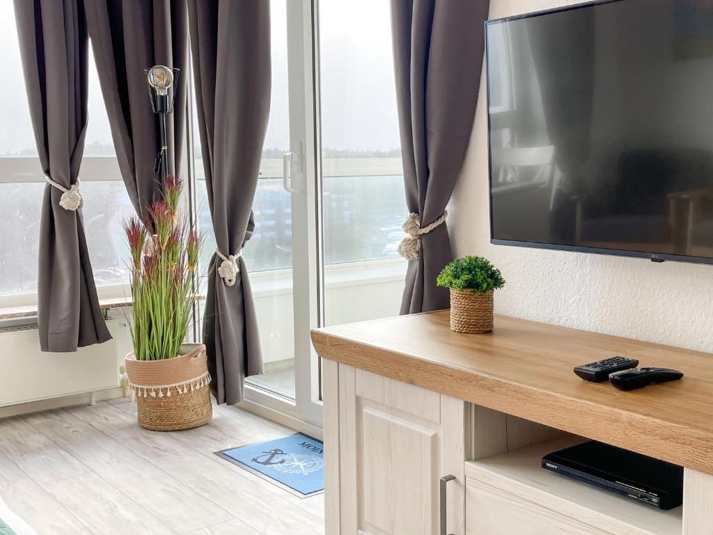 TV a/nebo společenská místnost v ubytování Frische Brise Frische Brise 06 05