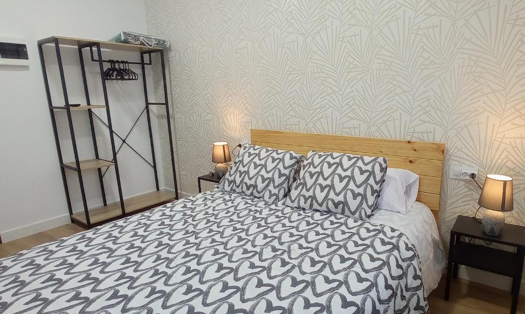 Postel nebo postele na pokoji v ubytování MyWay Albergue de Peregrinos