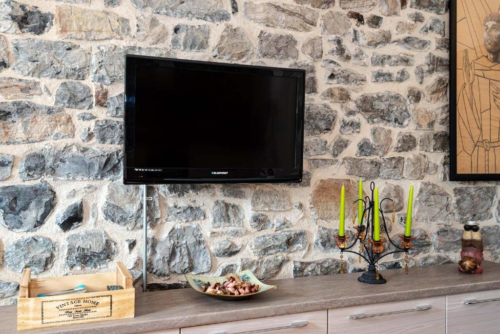 TV a/nebo společenská místnost v ubytování Romantic Home - Lake Como