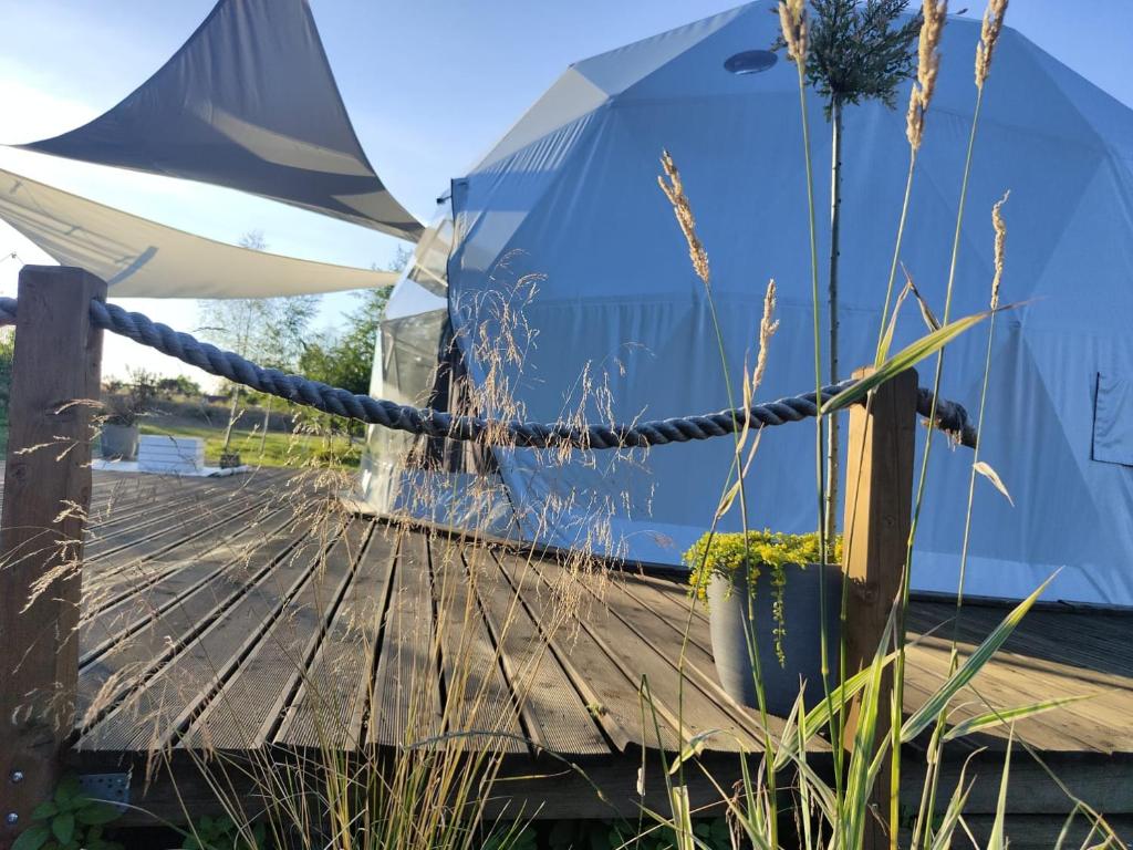 Zahrada ubytování Glamping Kaszuby