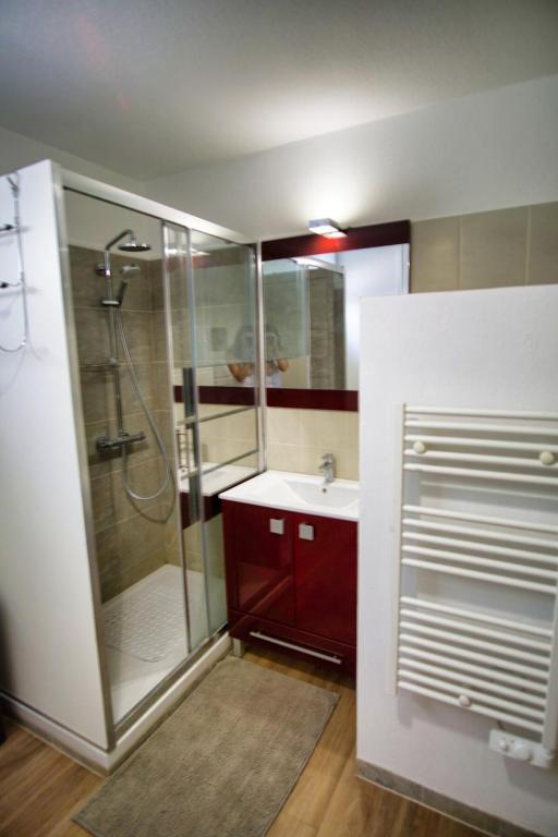 Kúpeľňa v ubytovaní Cannes charming studio in a modern residence