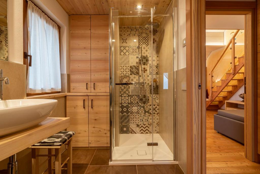 Kúpeľňa v ubytovaní Casera Moda Luxury Chalet