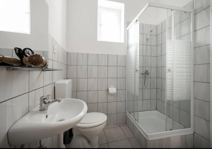 Kúpeľňa v ubytovaní SparrOwl Apartments