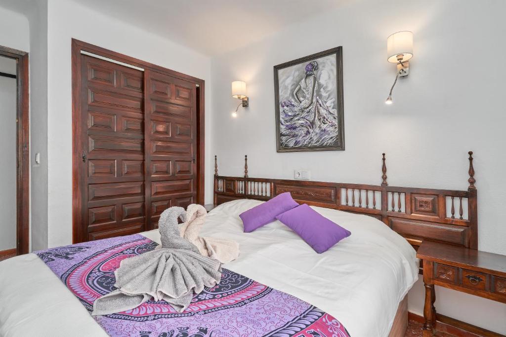 Postel nebo postele na pokoji v ubytování Apartment in Algarrobo Costa
