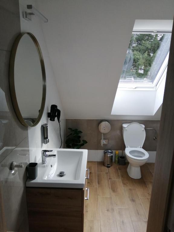 Koupelna v ubytování APARTMÁNY PIETRO