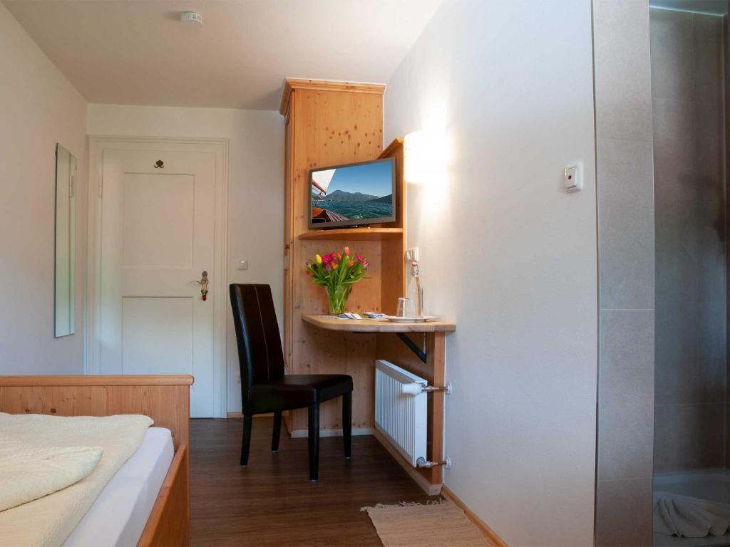 Postel nebo postele na pokoji v ubytování Gaestehaus Webermohof