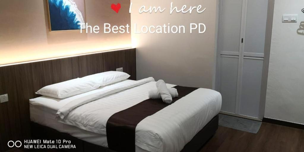 THE BEST LOCATION客房内的一张或多张床位