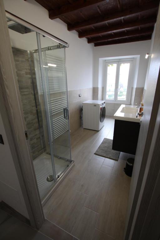 Koupelna v ubytování casa airuno