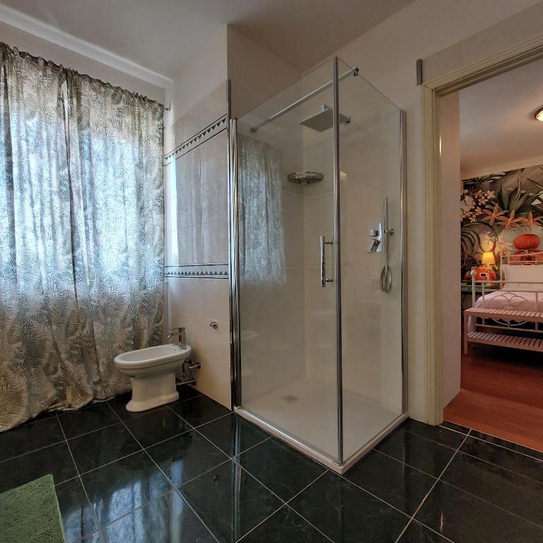 Koupelna v ubytování Aura Relais
