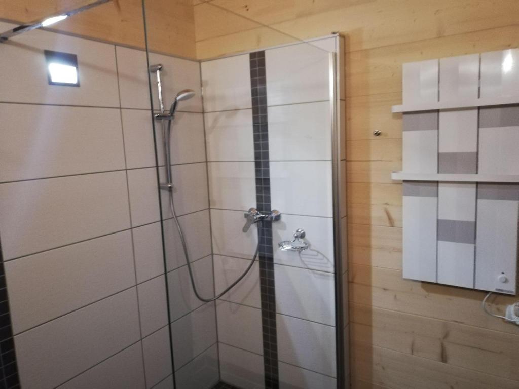 Koupelna v ubytování Ferienhaus-Eisenerz