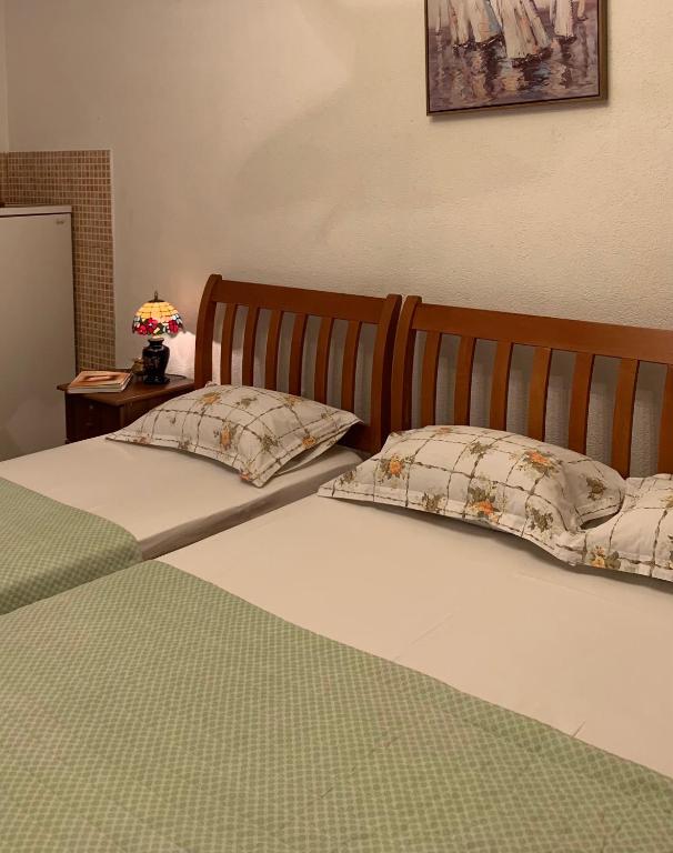 Krevet ili kreveti u jedinici u okviru objekta Guest House Nuhii