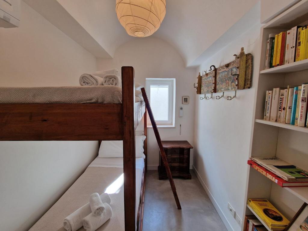 Knihovna v apartmánu