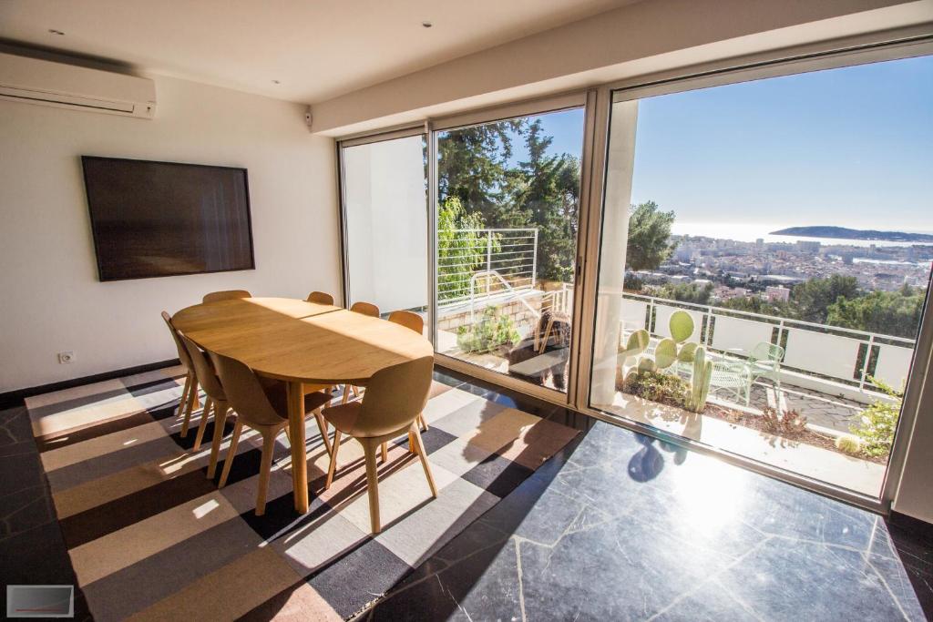 Balkon lub taras w obiekcie Villa la Colombe