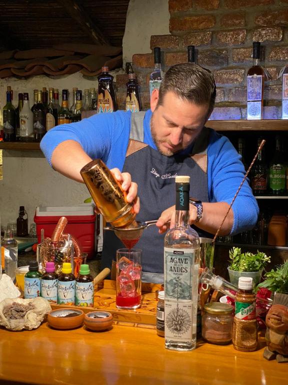 Nápoje v ubytování CASONA LARA Lodge & Distillery