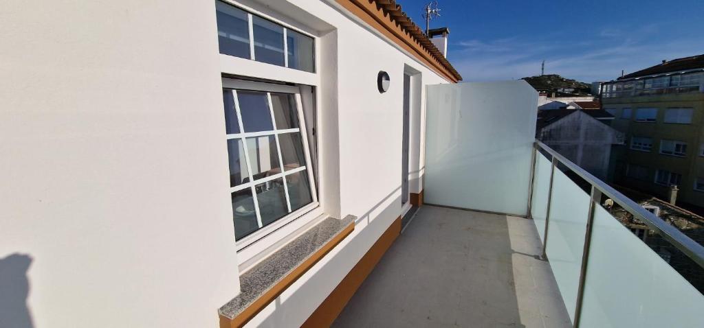 Balkón alebo terasa v ubytovaní Estudios en Plaza Cabo da Vila centro Muxia