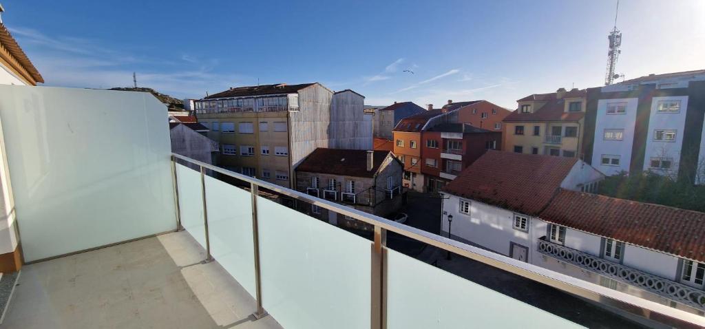 Balkón alebo terasa v ubytovaní Estudios en Plaza Cabo da Vila centro Muxia