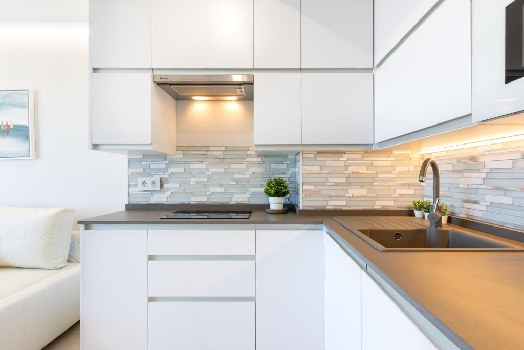 Kuchyň nebo kuchyňský kout v ubytování WintowinRentals Apartamento Suite en Ocean House